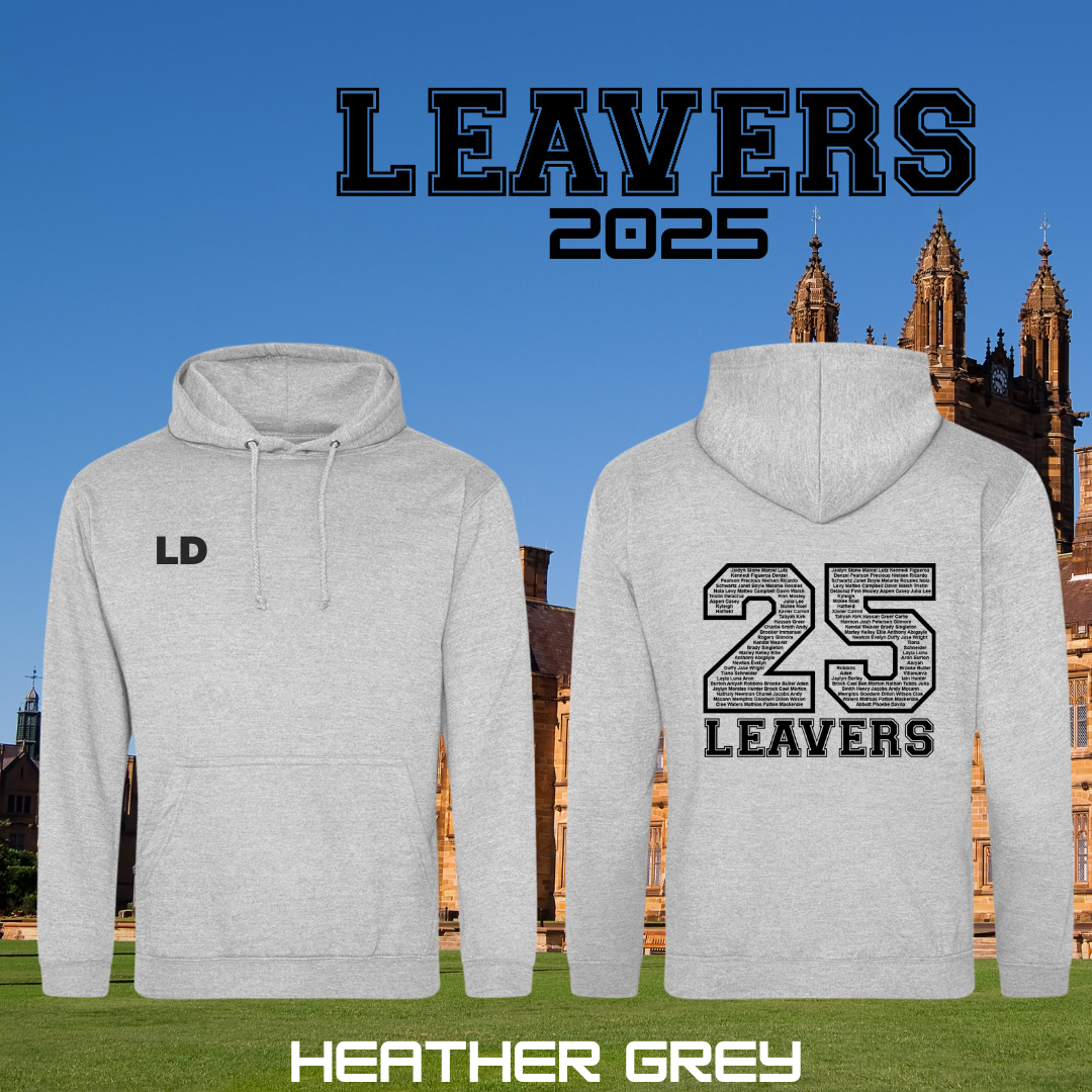 LEAVERS 2025 Custom Hoodie