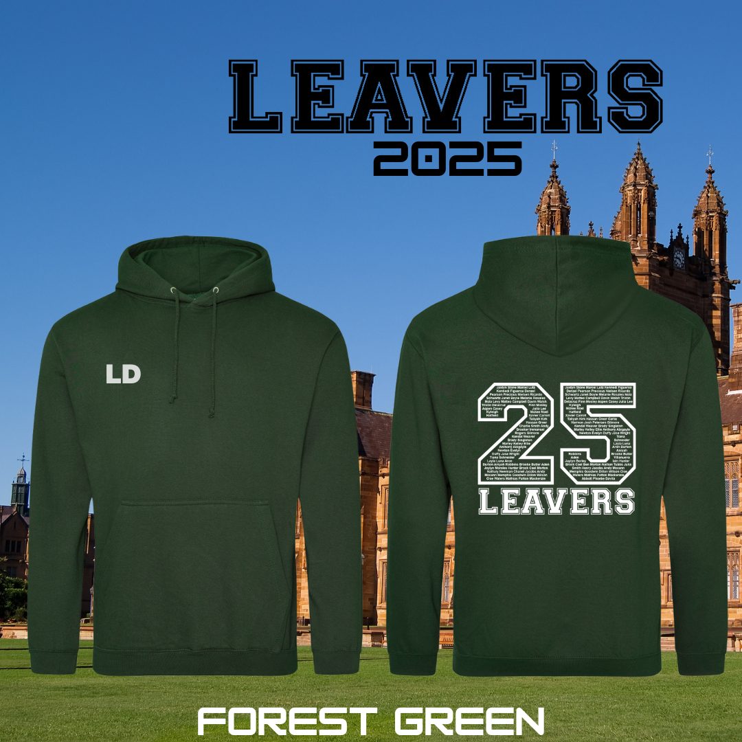 LEAVERS 2025 Custom Hoodie