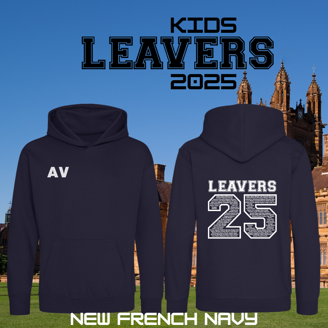 KIDS LEAVERS 2025 Custom Hoodie