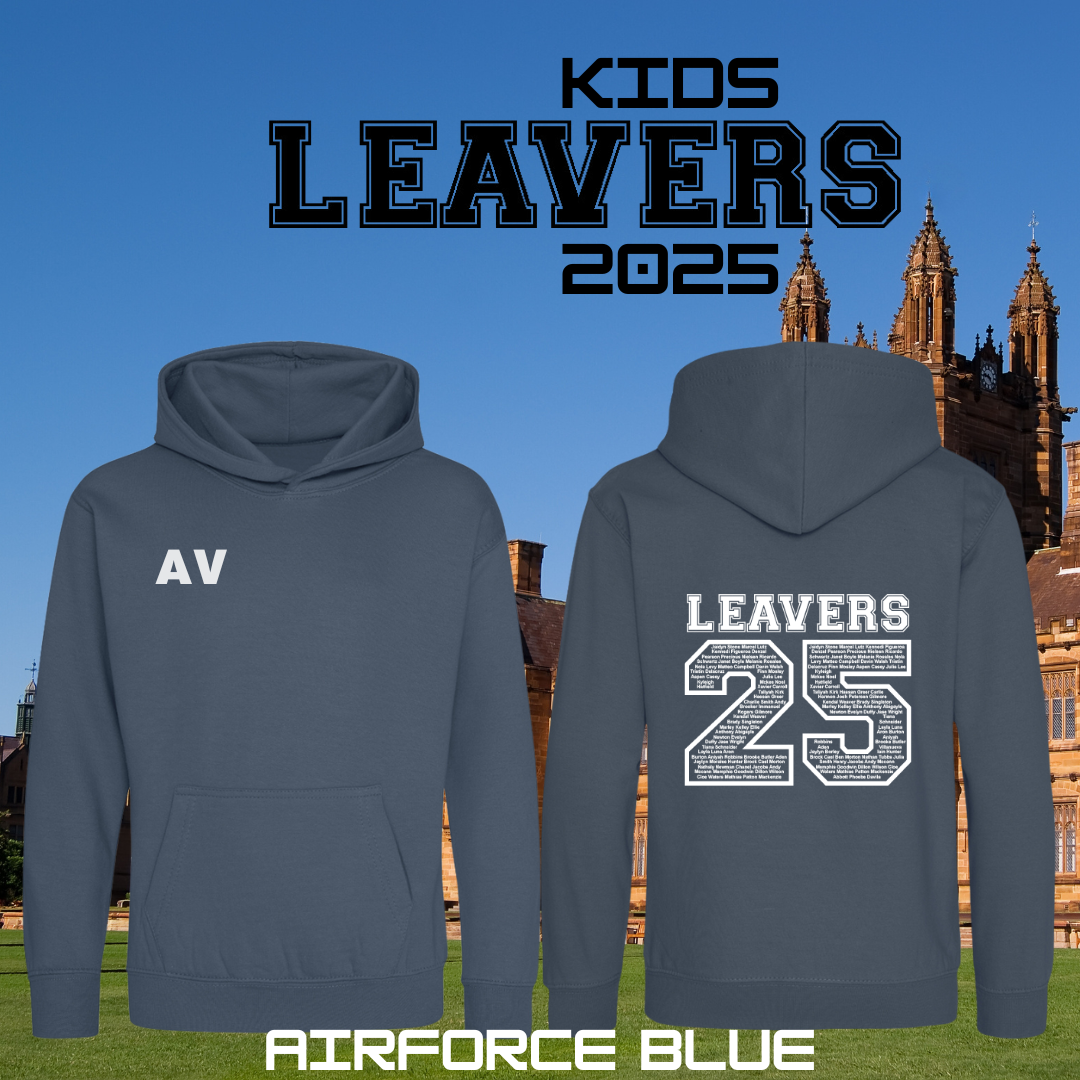 KIDS LEAVERS 2025 Custom Hoodie