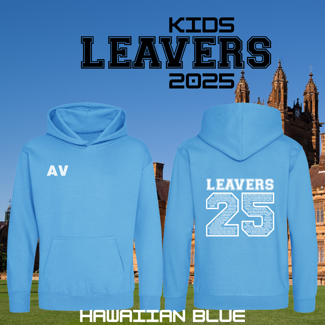 KIDS LEAVERS 2025 Custom Hoodie