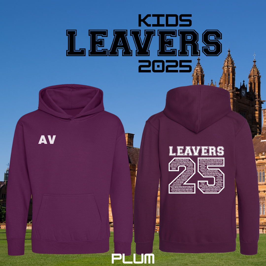 KIDS LEAVERS 2025 Custom Hoodie