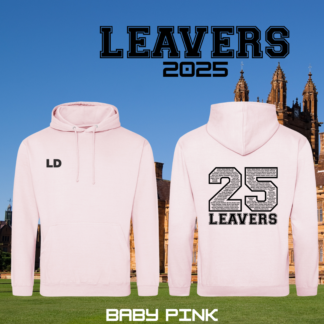 LEAVERS 2025 Custom Hoodie