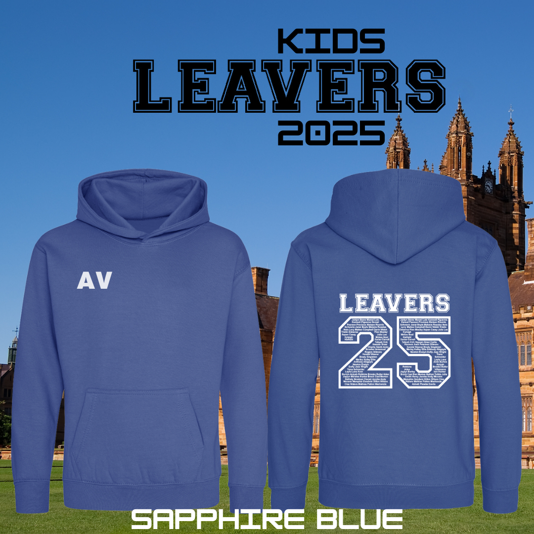 KIDS LEAVERS 2025 Custom Hoodie