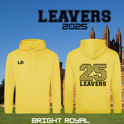 LEAVERS 2025 Custom Hoodie