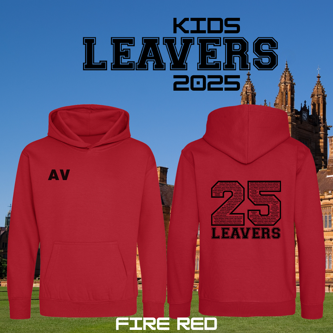 KIDS LEAVERS 2025 Custom Hoodie