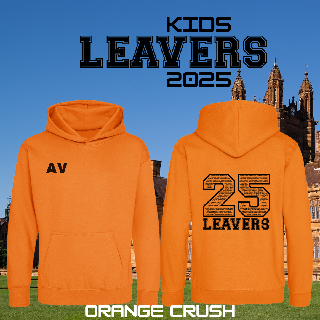 KIDS LEAVERS 2025 Custom Hoodie