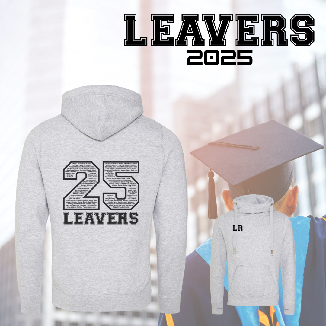 LEAVERS 2025 Custom Cross Neck Hoodie