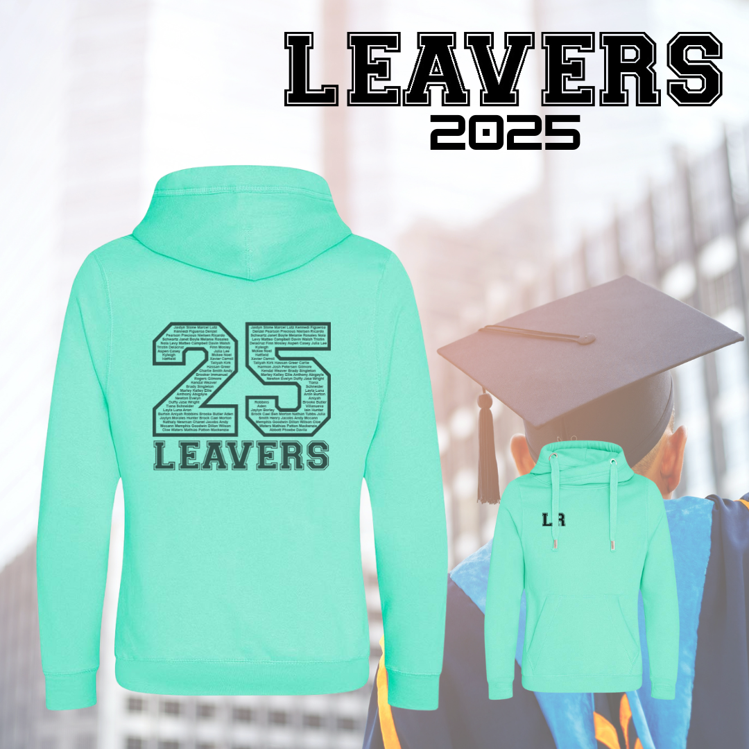 LEAVERS 2025 Custom Cross Neck Hoodie