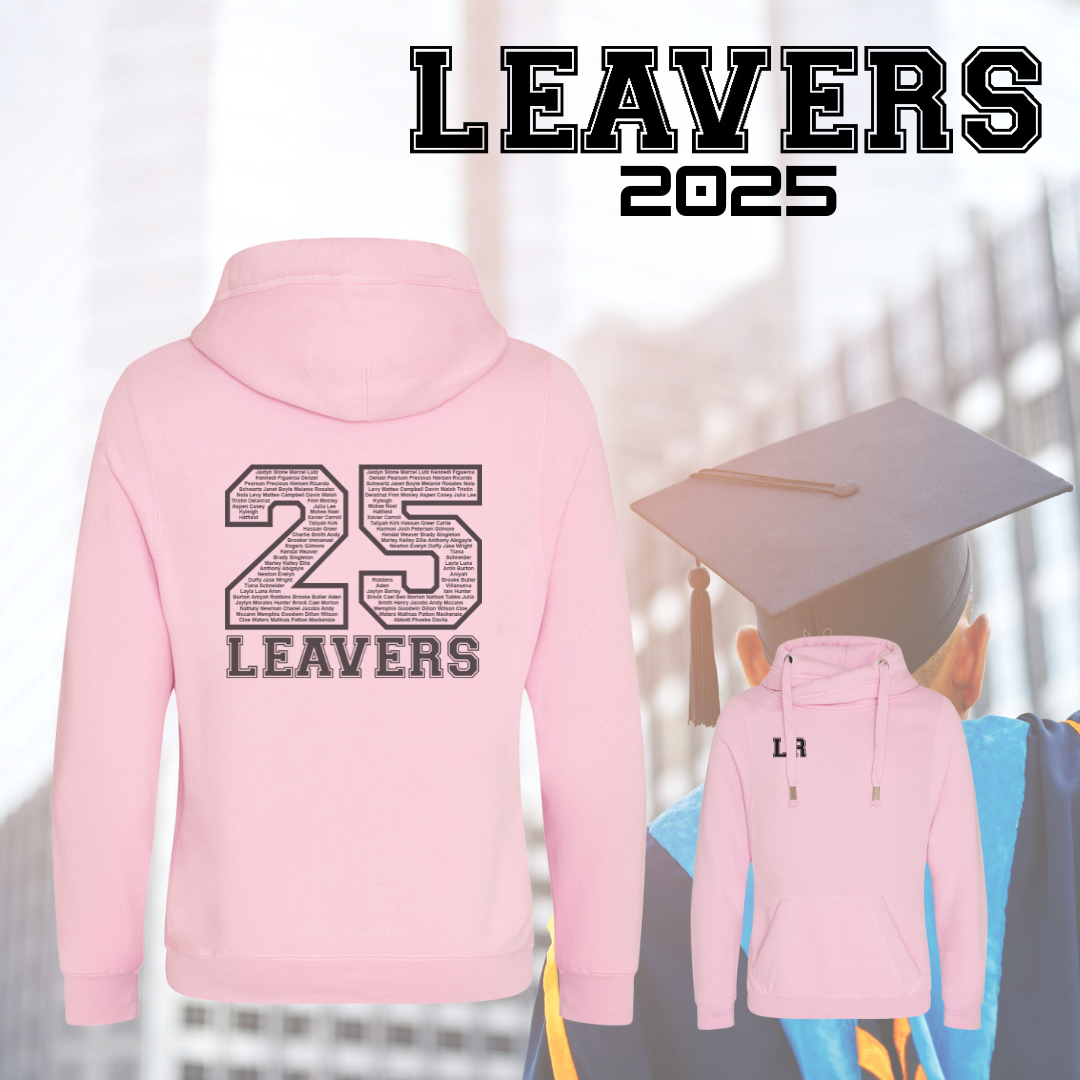 LEAVERS 2025 Custom Cross Neck Hoodie