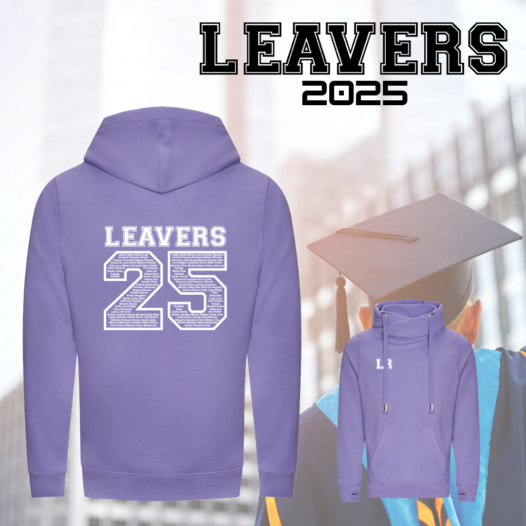 LEAVERS 2025 Custom Cross Neck Hoodie