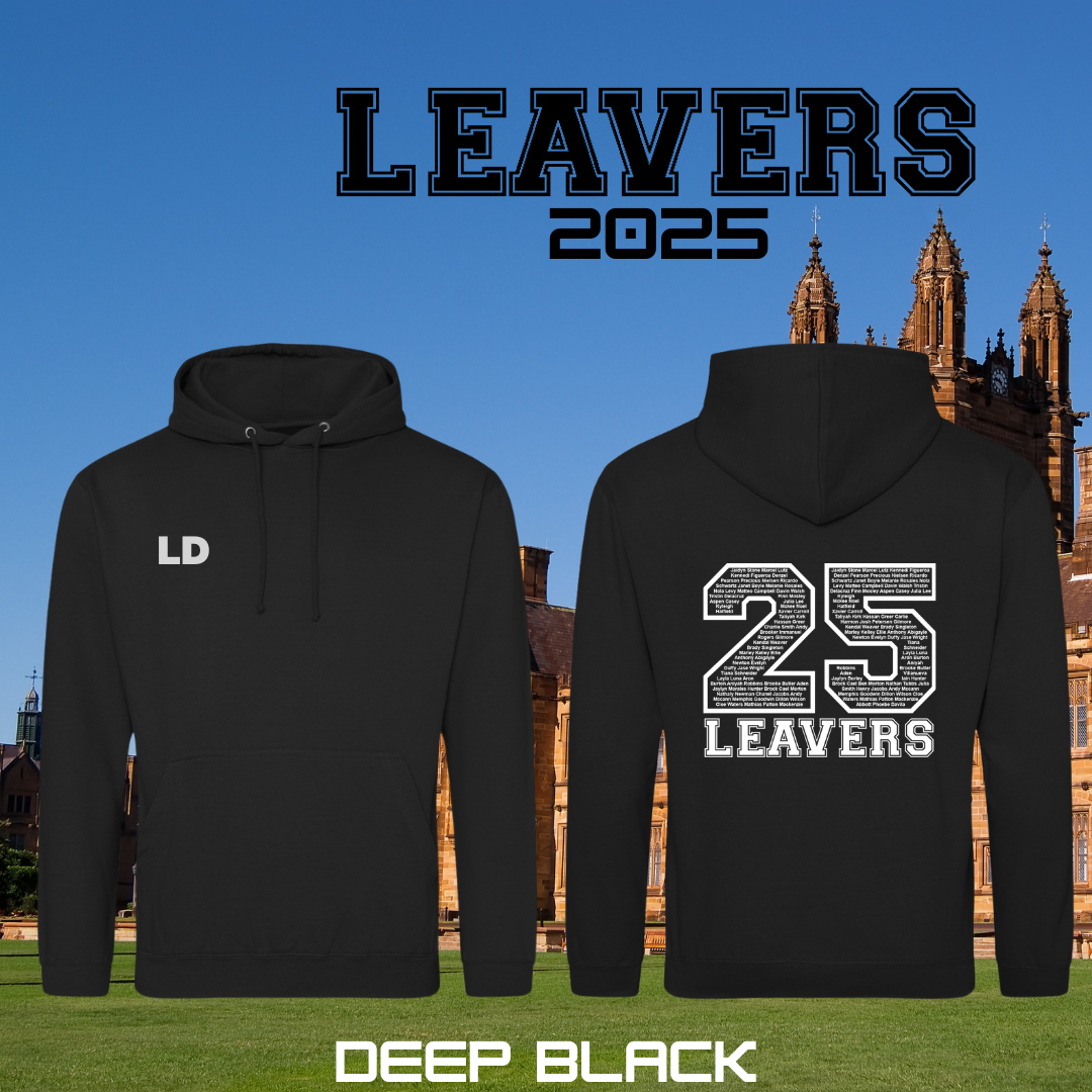 LEAVERS 2025 Custom Hoodie