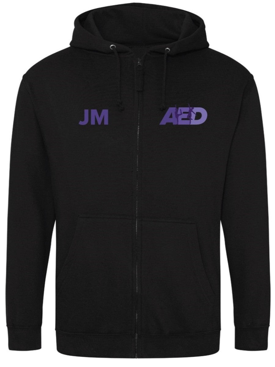 Official Kids Jet Black Hoodie/Zoodie and Joggers Set All England Dance