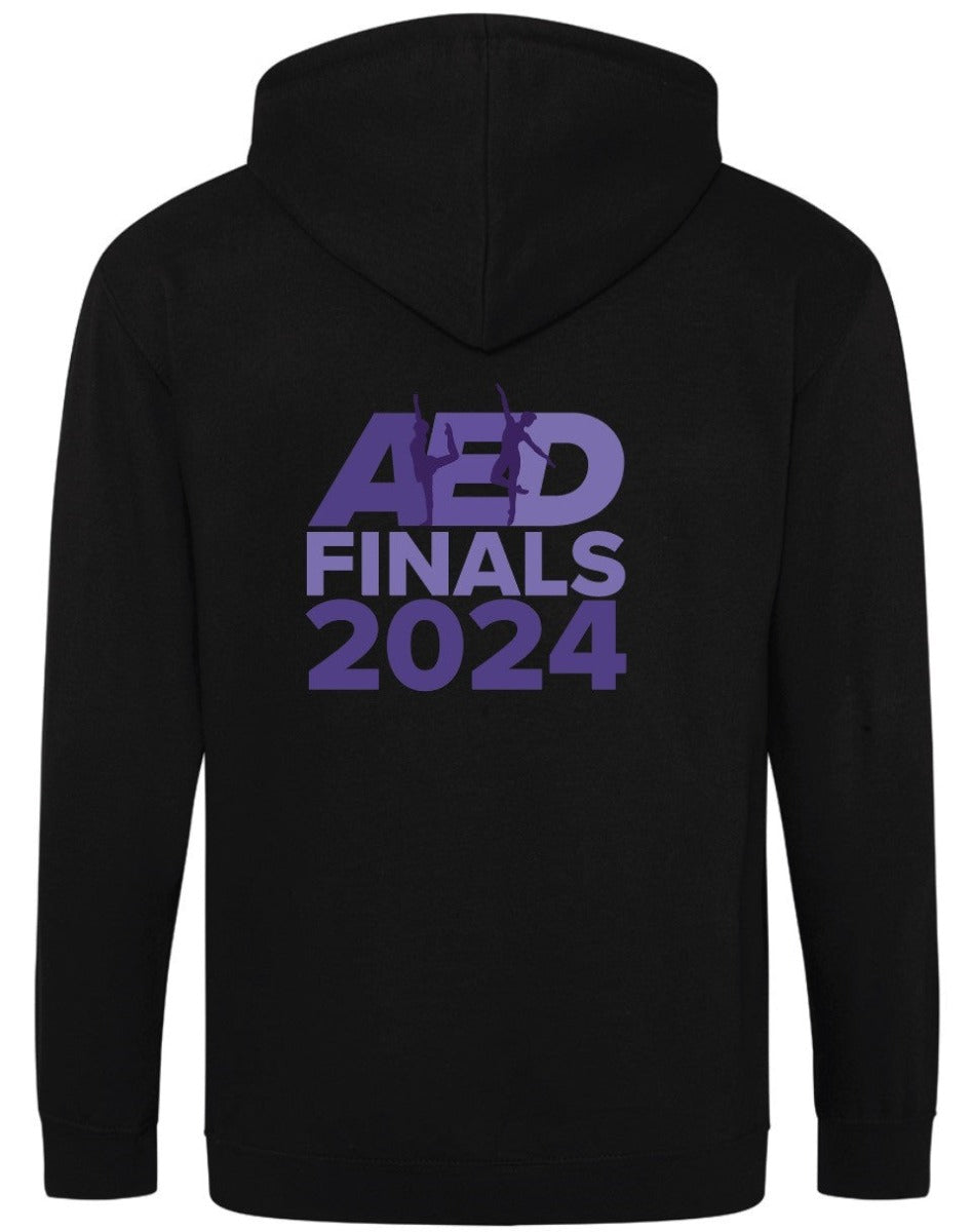 Official Kids Jet Black Hoodie/Zoodie and Joggers Set All England Dance