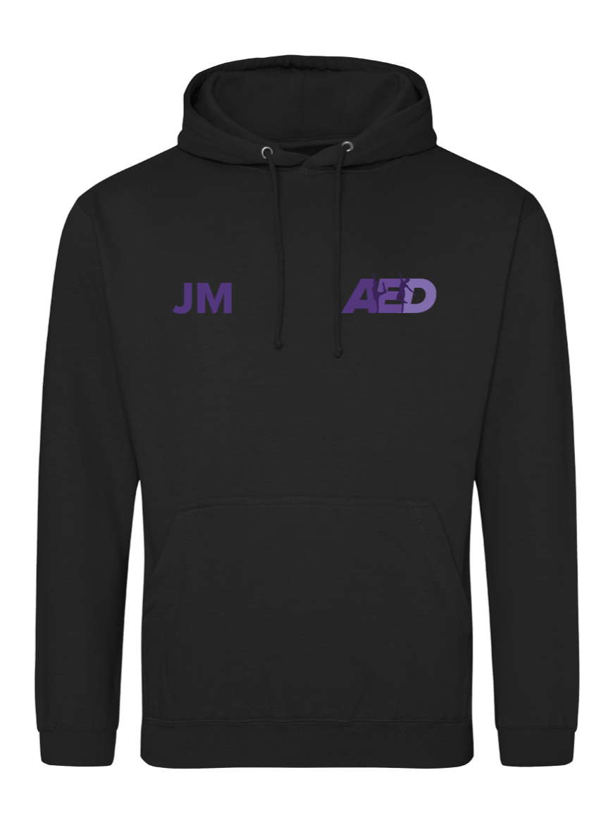 Official Kids Jet Black Hoodie/Zoodie and Joggers Set All England Dance